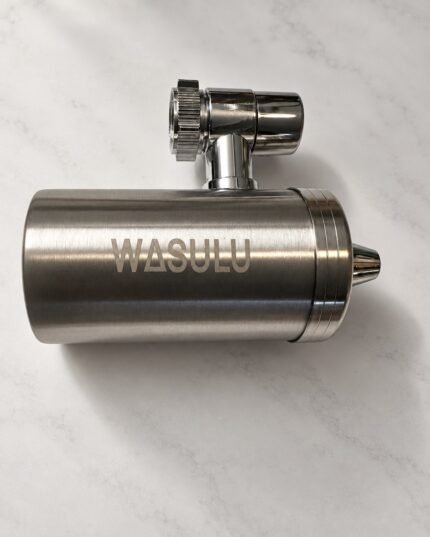 WASULU Core : filtre à eau pour robinet en inox 304, logo gravé