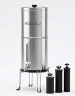 WASULU Gravity et ses trois éléments filtrants au charbon actif