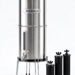 WASULU Gravity : filtre à eau par gravité en inox avec ses éléments filtrants